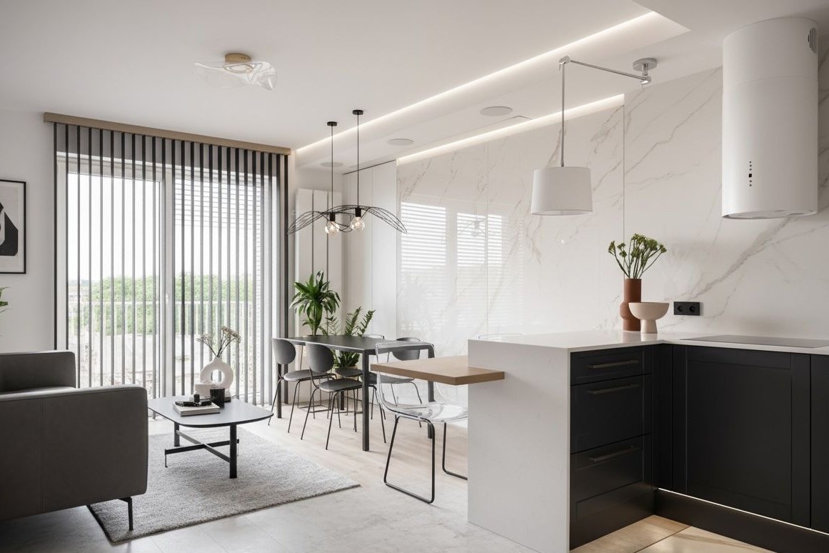 Duży 2-pokojowy Apartament 3min od morza blisko Centrum, SKM, Uczelni!