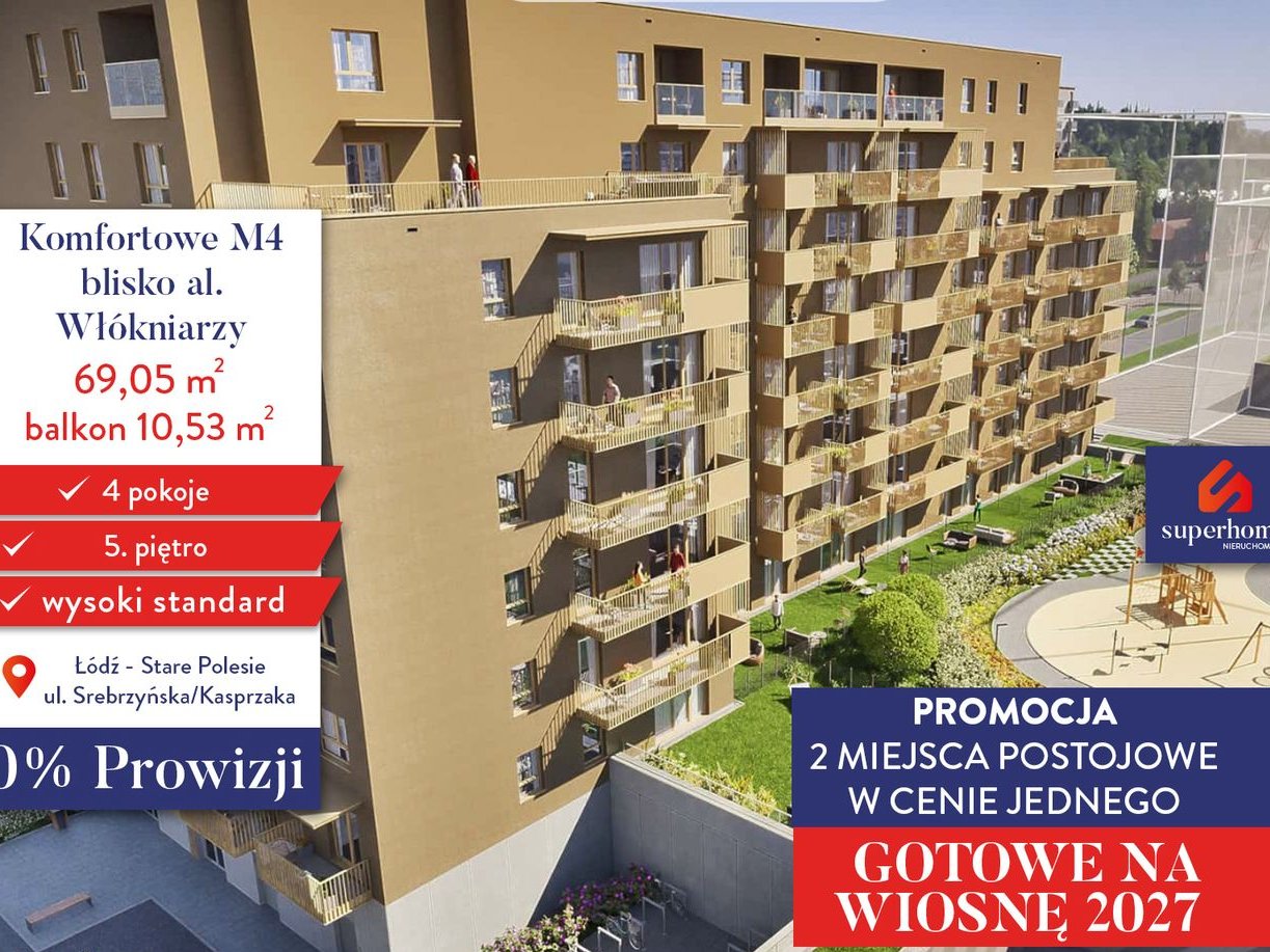 PROMOCJA - Mieszkanie 4.pok. z widokiem na miasto - 69,05 m2