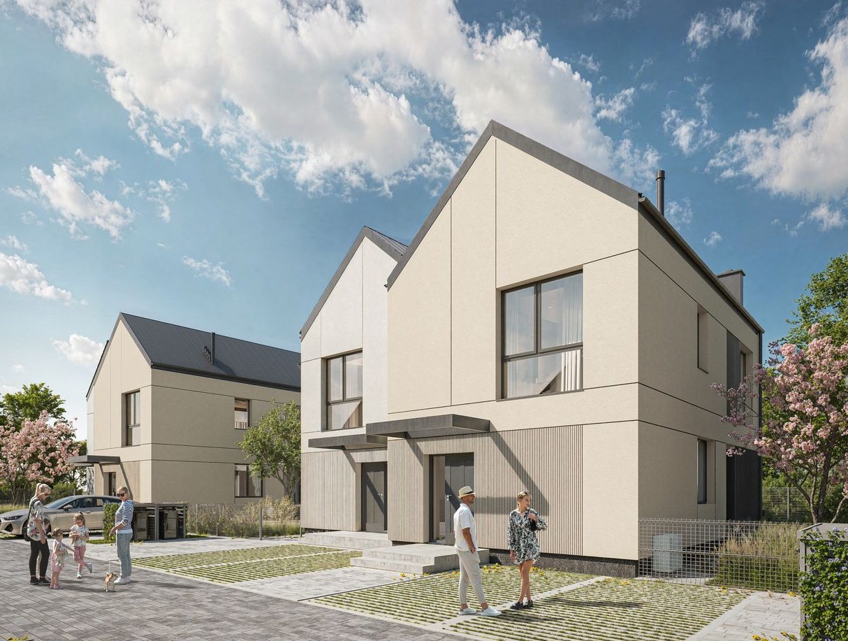 Nowoczesne, energetyczne domy, bez PCC, bezpośrednio