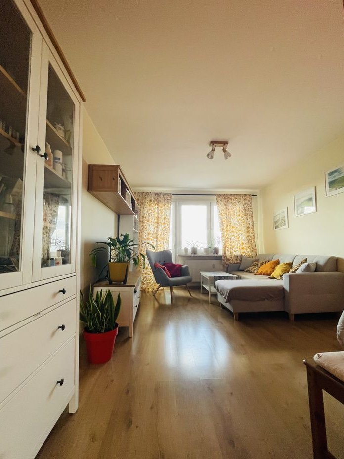 3-pokojowe mieszkanie 61 m² z panoramą miasta (dwa balkony, komórka)