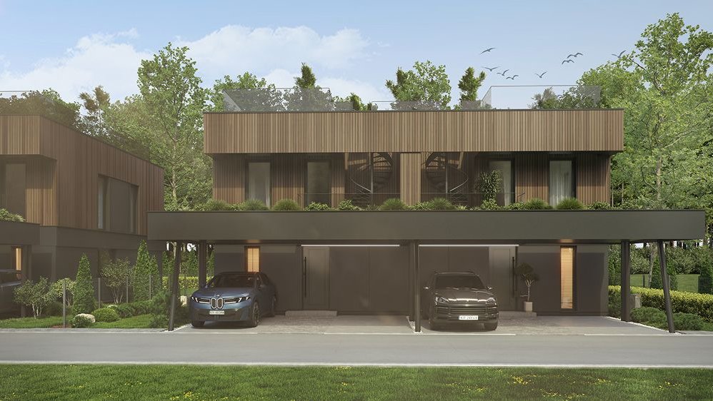 Wola Justowska | 110 m² | ogród 133 m² | taras 56 m² | 2 miejsca