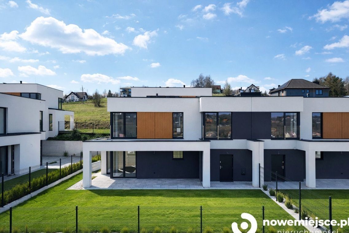 Nowoczesny bliźniak premium | ogród, parking, kame