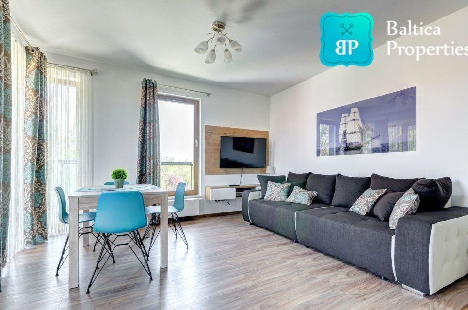 3-pok 68M2 Wykończony Apartament Blisko Plaży