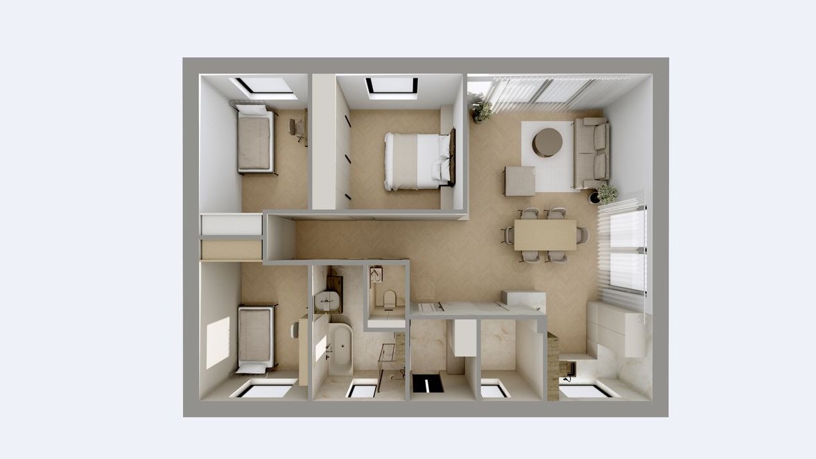 Dom parterowy wolnostojący 102,5 m2, Turza Śląska