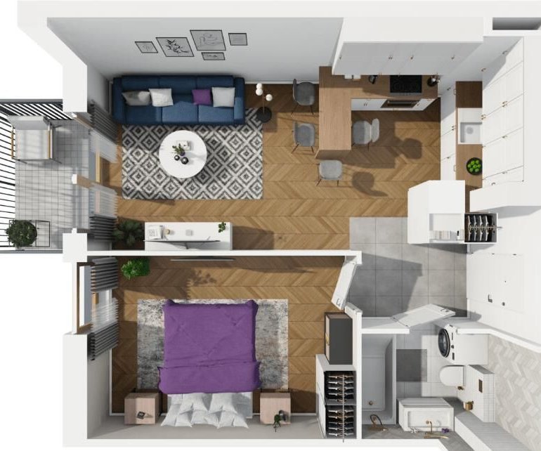 Gotowe 2 pokoje|Zobacz na żywo|Wykończymy Twoje M pod klucz!