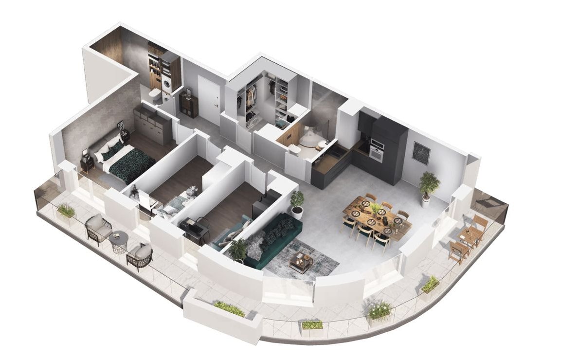 Wiślane Tarasy Premium | 88 m² | 8 piętro | parking + komórka | cesja