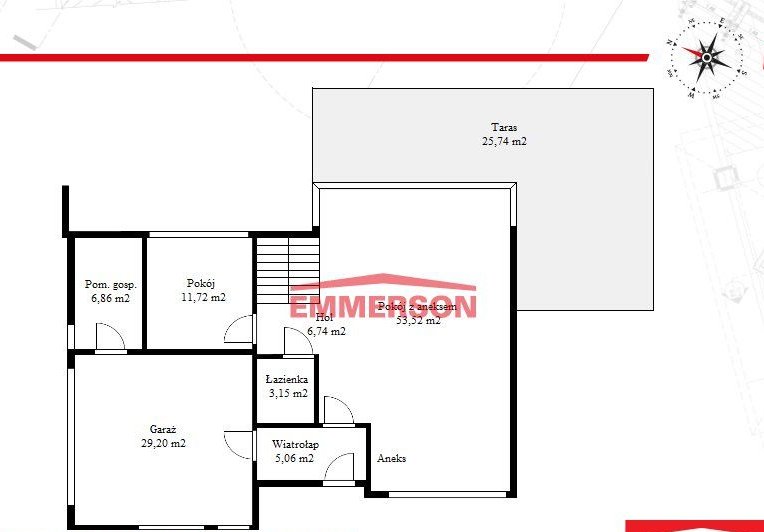 nowoczesny/5 pokoi/piękna duża działka/doświetlon