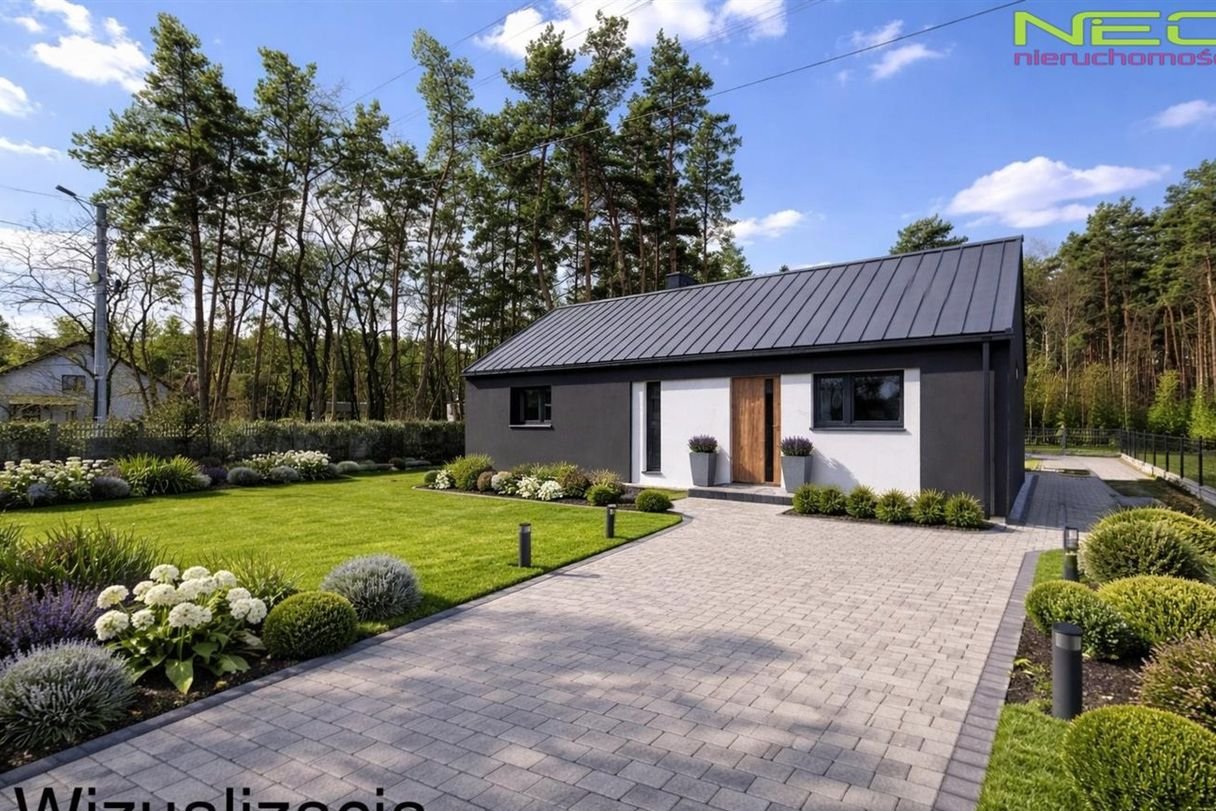 Nowy dom przy lesie -działka 950 m2