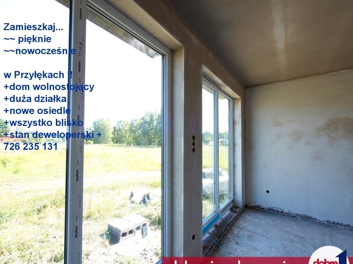 Nowoczesny dom, w doskonałym miejscu Przyłęki.