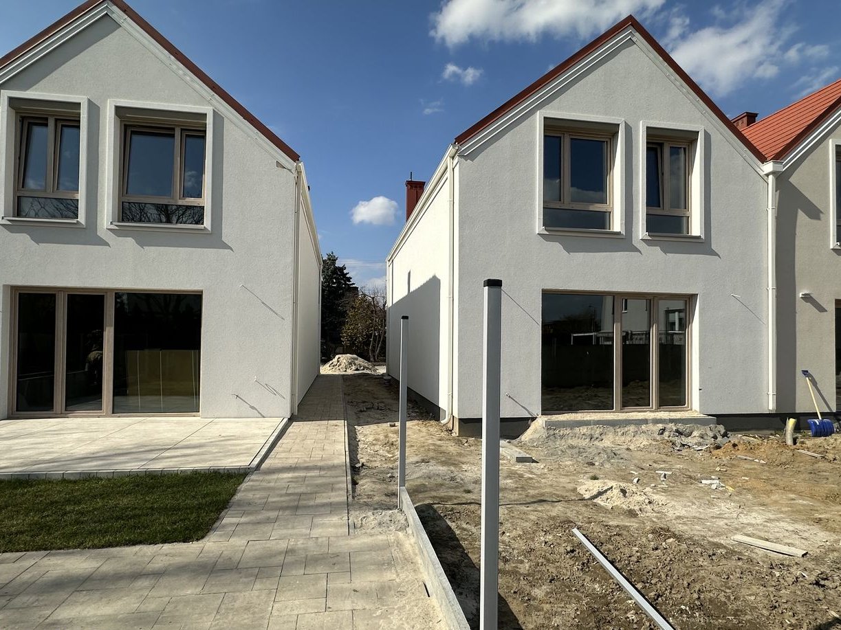 Nowoczesny dom - segment - bliźniak - 120 m² Jabłonna, ul. Piaskowa