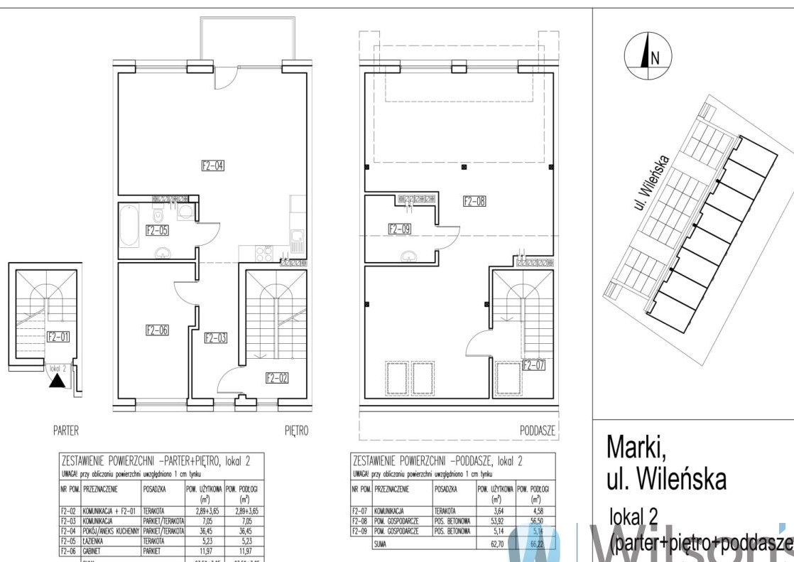1 piętro + poddasze. 2-poziomowe.Ogród. Parking x2
