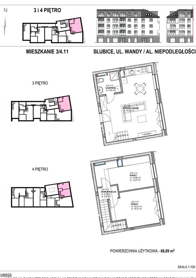Nowe dwupoziomowe w super lokalizacji