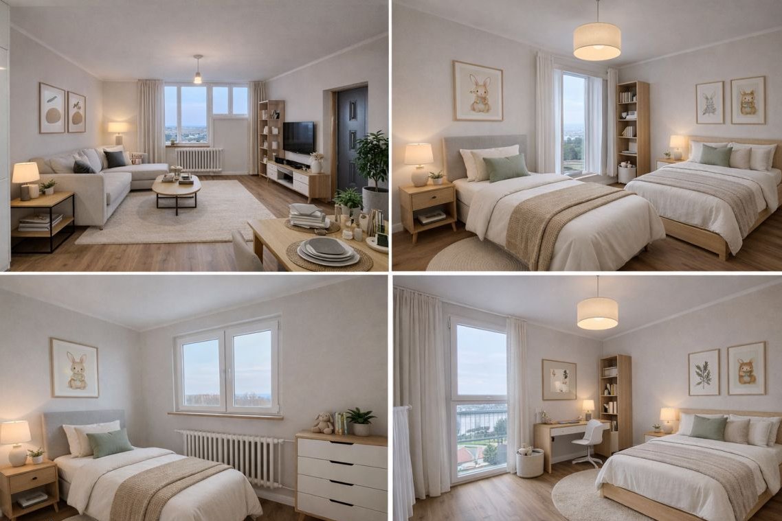 Kalinowe, 3 pokoje, po remoncie