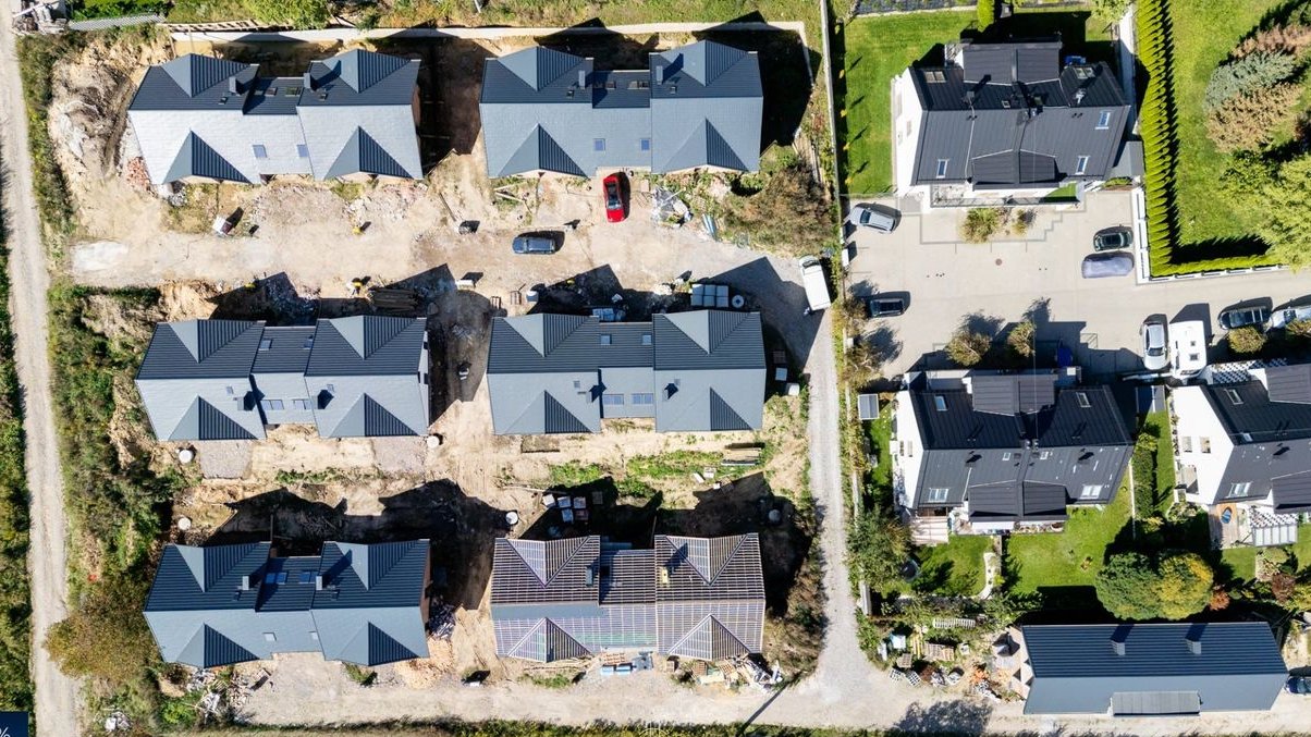 Nowoczesny komfortowy dom w zabudowie bliźniaczej