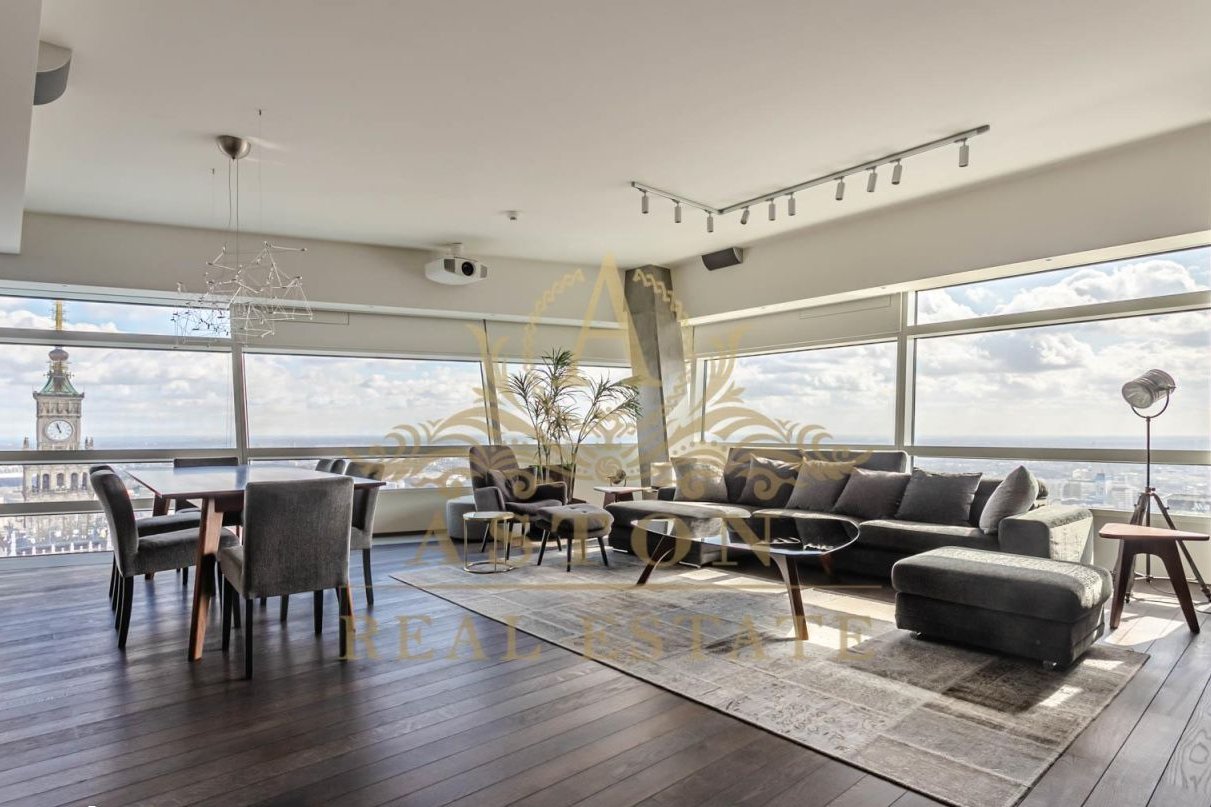 Unique apartment 204 sqm at 51 floor on Złota 44