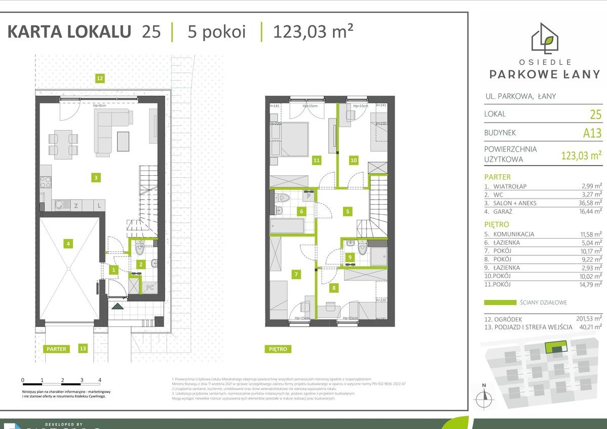 5-pokojowy dom 123m2 + ogródek Bez Pośredników