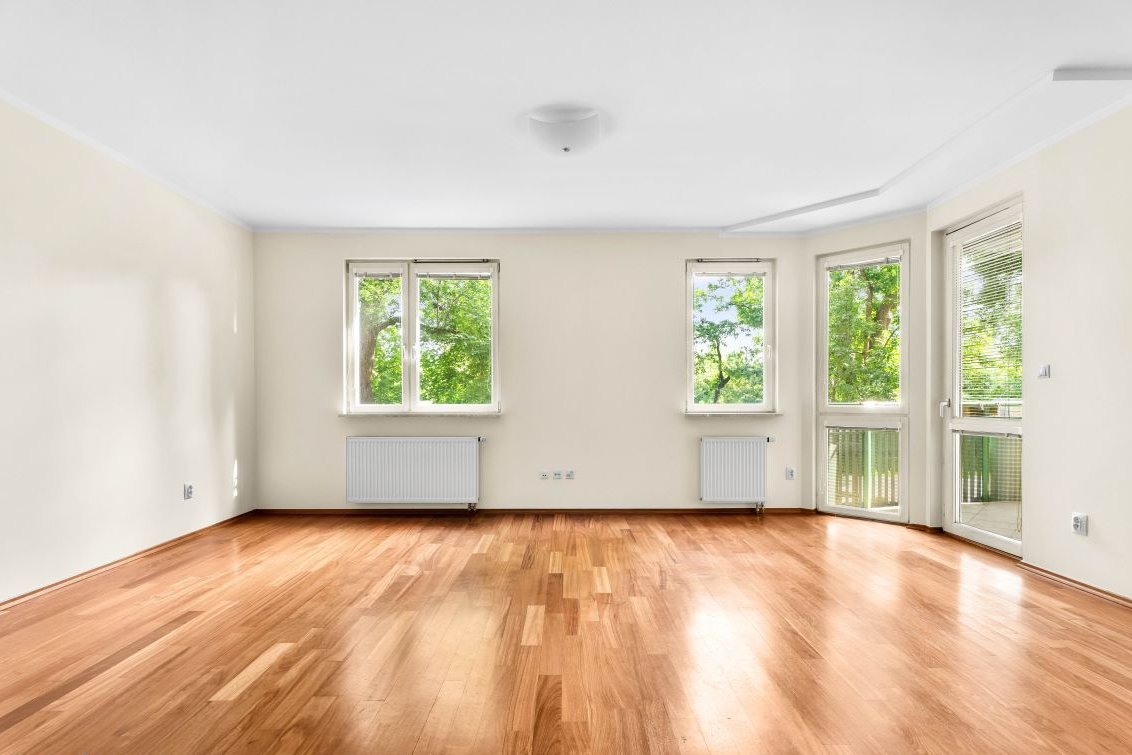 91,6 m² + Komórka + Garaż + Balkon + Zieleń