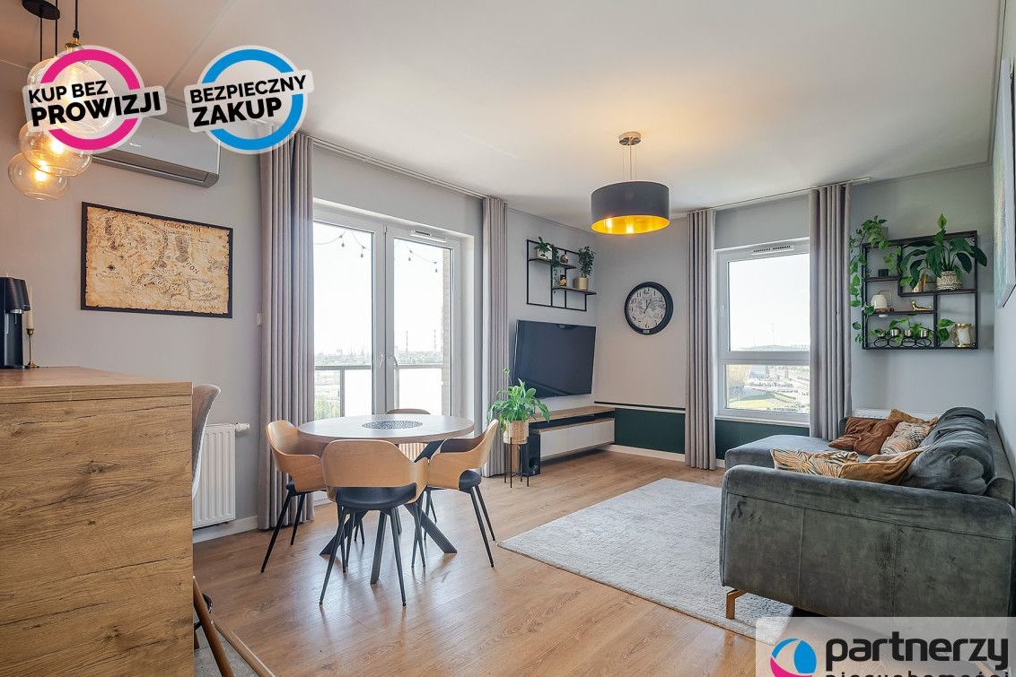 3 pokoje Letnica 65m2, 11 piętro, piękny widok!