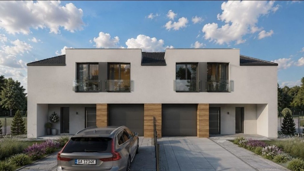 Nowoczesny dom 167,91 m² z garażem | Rekuperacja | Blisko S8