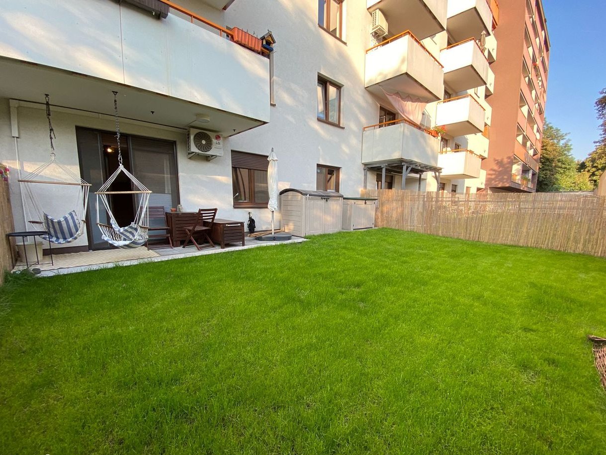 2 osobne pokoje, ogródek 80 m² i klimatyzacja – Wrocław, ul. Brzeska