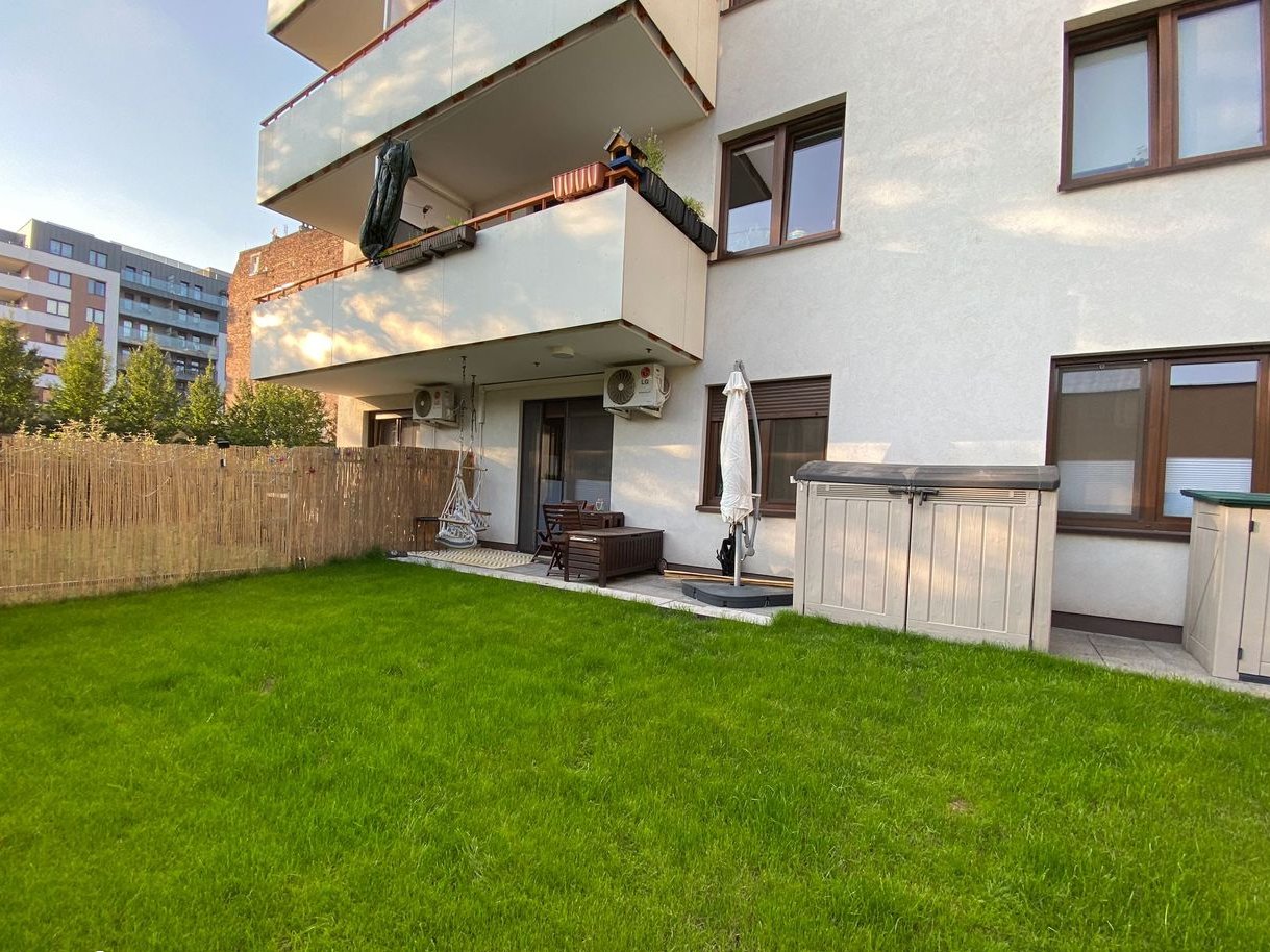 2 osobne pokoje, ogródek 80 m² i klimatyzacja – Wrocław, ul. Brzeska