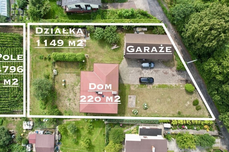 Atrakcyjny duży dom wolnostojący na dużej działce